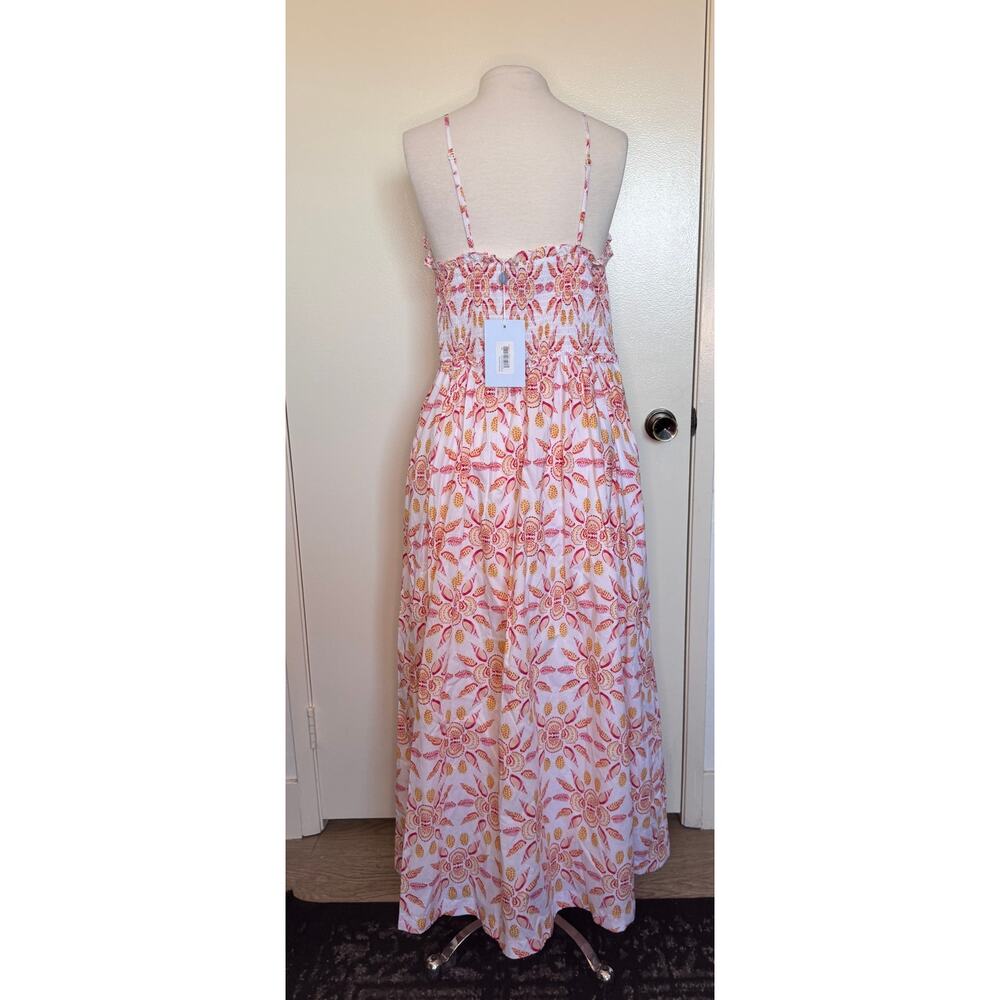 NWT Hill House Sydney Nap Dress in Orange Shell Mosaic Size XXL - Picture 4 of 5